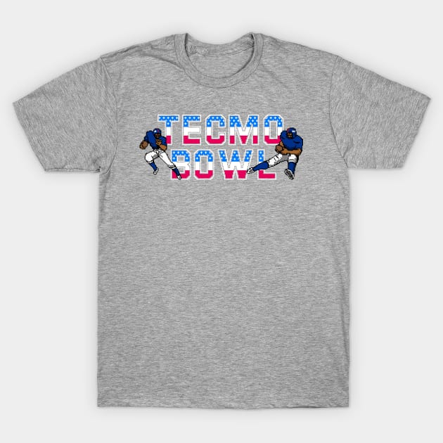 Tecmo Bowl Football - New York T-Shirt by The Pixel League